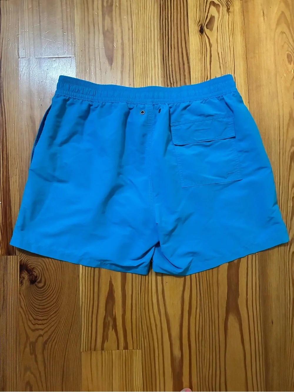 Polo by Ralph Lauren Men’s Turquoise and Yellow Swim Trunks, Size XL